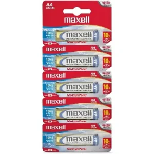 Pack 5 Pilas Alcalinas Aa Maxell