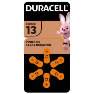 Pack 6 Pilas Duracell Auditivas Zinc-air #13