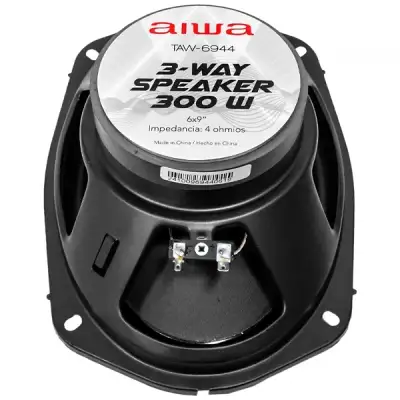 Parlante para Auto 6x9" Aiwa AW-6944 3 Vías 300 watts RMS - Negro - Imagen 3