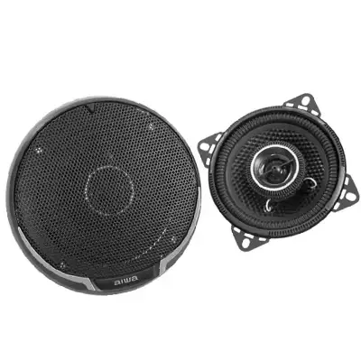 Parlantes Auto Aiwa 2 Vías 100w 10cm Taw-1022 Color Negro