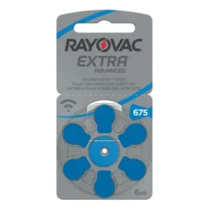 Pila Audifono Tamaño 675 Rayovac Extra Advanced Blister X6