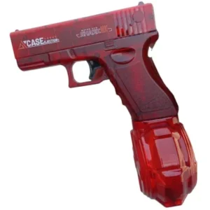 Pistolas De Agua Eléctricas Niños Adultos Alta Presión Rojo