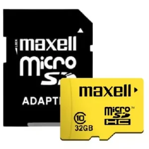 Tarjeta Micro SD Maxell 32GB CLASE 10