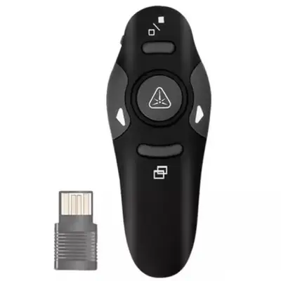 Presentador Láser Philco Usb 00300 Diseño Ergonómico Negro