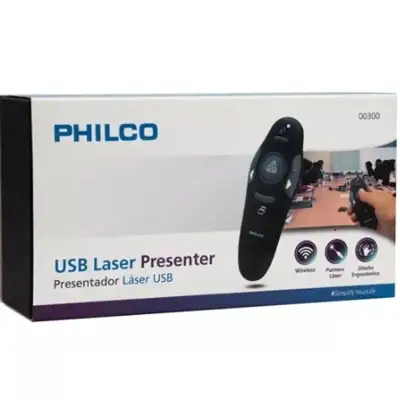 Presentador Láser Philco Usb 00300 Diseño Ergonómico Negro - Imagen 5