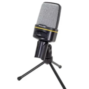 Micrófono Para Streaming 3.5mm Philco Gm100 Noise Reduction Negro