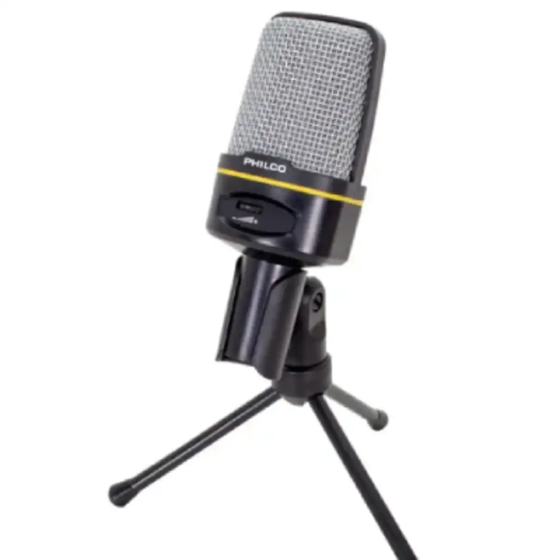 Micrófono Para Streaming 3.5mm Philco Gm100 Noise Reduction Negro