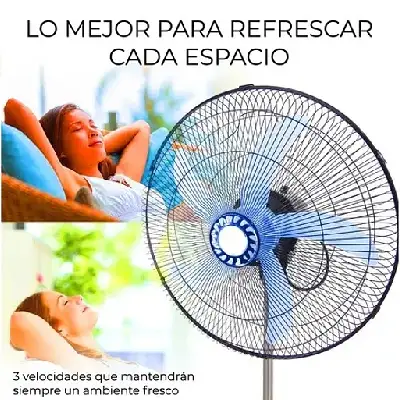 Ventilador 5 Aspas 3 En 1 Pared/piso/pedestal - Imagen 5