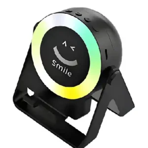 Altavoz Bluetooth De Inducción Inalámbrico, Soporte De Rotac Negro