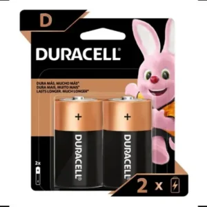 Pila Duracell Tipo D X 2 Unidades