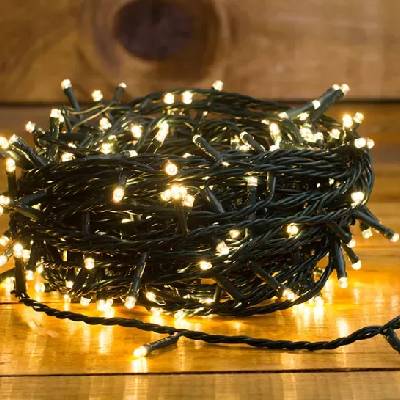 Guirnalda De Luces Navideñas 100 Luces Amarillas Navidad - Amarillas