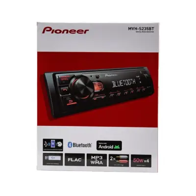 Autoestéreo Pioneer Mvh-s235bt 1din Bluetooth 50wx4 Color Negro - Imagen 3