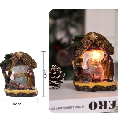 Adorno de Nacimiento en Belén de resina