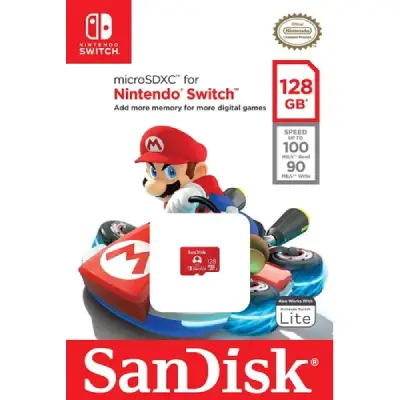 Memoria Microsd Original De Nintendo Switch De 128 Gb - Imagen 3