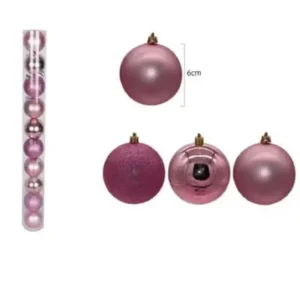 Bambalinas Rosa 10 Piezas 6cm