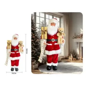 Figura de Santa Claus Navideño de 180CM