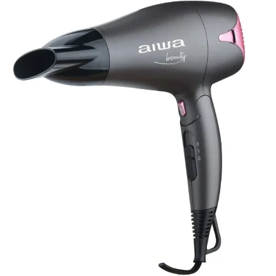 Secador De Pelo Aiwa Plegable Y Transportable Aw-thd1839 Color Negro