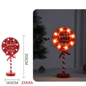 Adorno de Stop Santa 31CM