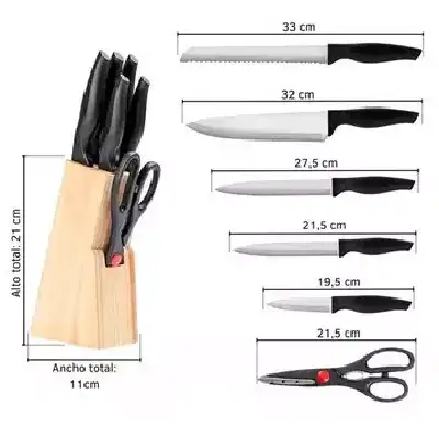 Set De Cuchillos 7 Piezas Brinox Modelo 2556/111 - Imagen 3