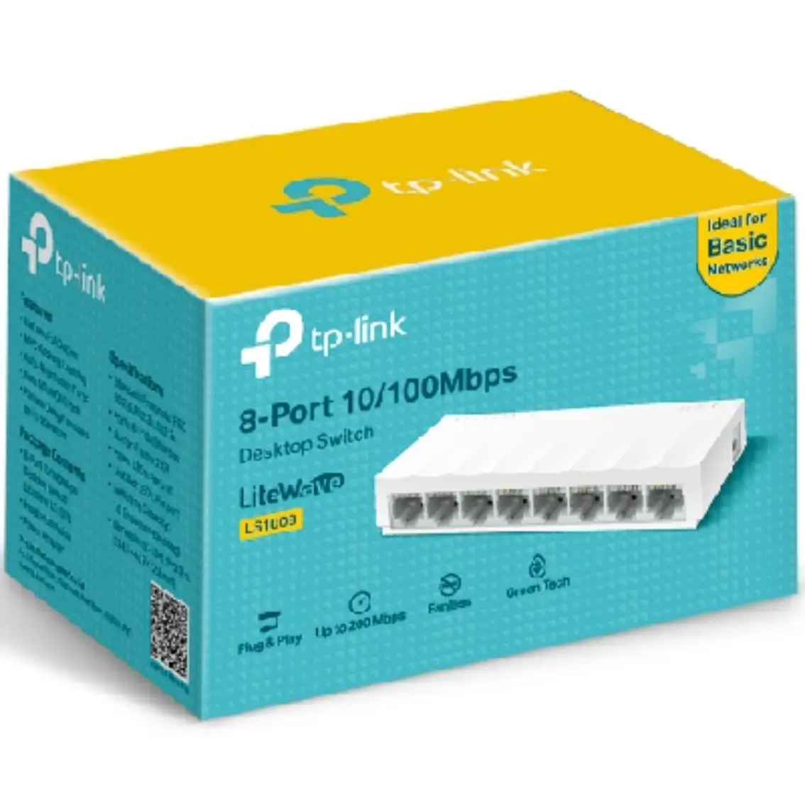 Switch para escritorio 8-Port 10/100Mbps TP Link LS1008 - Imagen 4