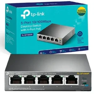 Switch Tplink 5 Puertos A 10/100mbps 4 Ptos Poe Transf Data