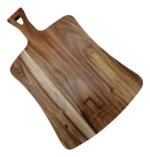Tabla De Picar Rectangular Curva Con Mango MCB001 Lisa