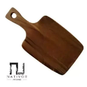 Tabla Rustica De Picar Nativos Forma Rectangular MCB006 Con Mango