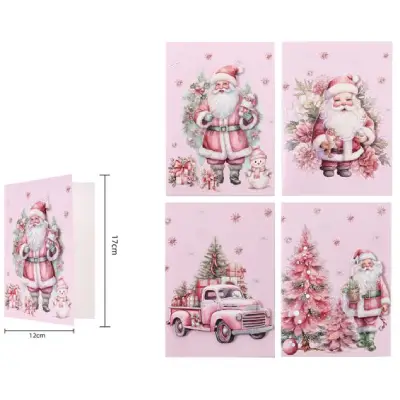 Tarjetas de Felicitaciones Navideñas 17cm