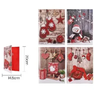 Tarjeta de felicitaciones variadas 17cm