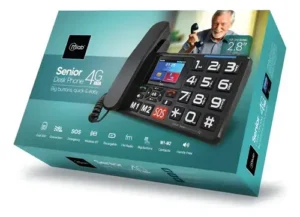 Teléfono Senior Inalámbrico, Chip 4g, Sos Con Radio Fm 9440