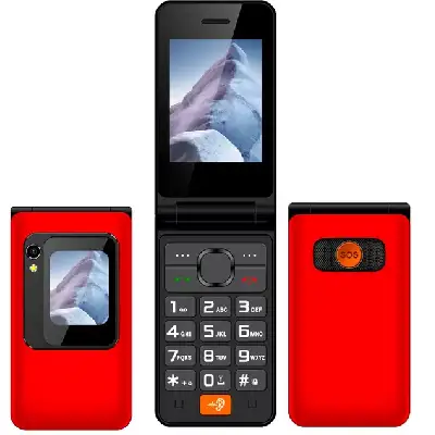 Telefono Celular Adulto Mayor DualSim 2.8 Pulgada TL705 Rojo - Imagen 3