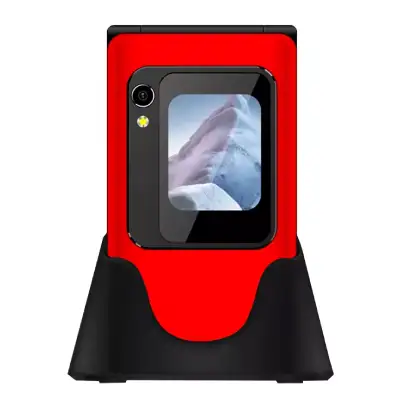 Telefono Celular Adulto Mayor DualSim 2.8 Pulgada TL705 Rojo - Imagen 4