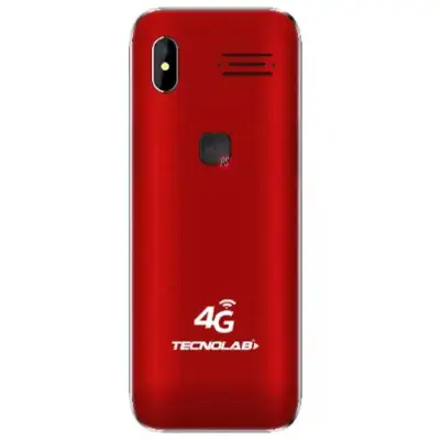 Celular Senior Tecnolab Tl487 Rojo Telefono Adulto Mayor - Imagen 3
