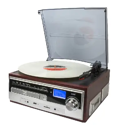 TOCADISCO IRT VINTAGE80 USB/SD/ RADIO FM/ AUX/ BT/ CD/CASSETTE