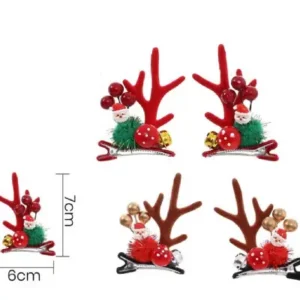 Horquillas navideñas de santa claus